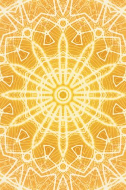 Tasarım için kusursuz bir kaleydoskop. Esrarengiz mistik enerji iyileştirici sahasrara mandala.