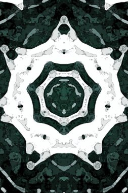 Tasarım için kusursuz bir kaleydoskop. Esrarengiz mistik enerji iyileştirici sahasrara mandala.