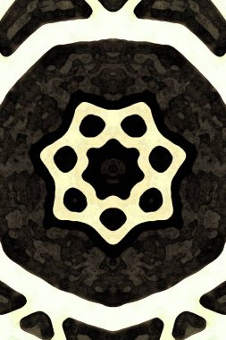 Tasarım için kusursuz bir kaleydoskop. Esrarengiz mistik enerji iyileştirici sahasrara mandala.