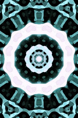 Tasarım için kusursuz bir kaleydoskop. Esrarengiz mistik enerji iyileştirici sahasrara mandala.