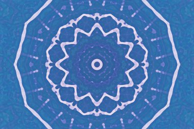 Tasarım için kusursuz bir kaleydoskop. Esrarengiz mistik enerji iyileştirici sahasrara mandala.