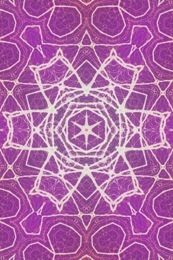 Tasarım için kusursuz bir kaleydoskop. Esrarengiz mistik enerji iyileştirici sahasrara mandala.