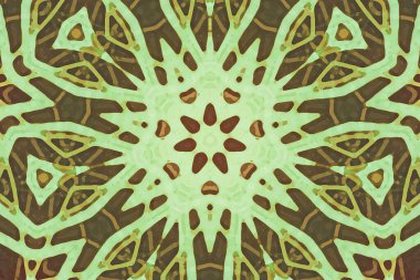 Tasarım için kusursuz bir kaleydoskop. Esrarengiz mistik enerji iyileştirici sahasrara mandala.