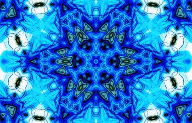 Tasarım için kusursuz bir kaleydoskop. Esrarengiz mistik enerji iyileştirici sahasrara mandala.