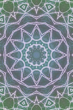 Tasarım için kusursuz bir kaleydoskop. Esrarengiz mistik enerji iyileştirici sahasrara mandala.