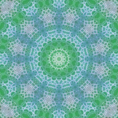 Tasarım için kusursuz bir kaleydoskop. Esrarengiz mistik enerji iyileştirici sahasrara mandala.