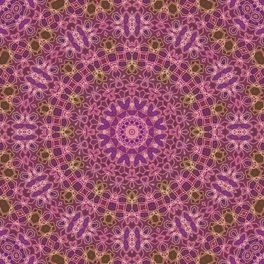 Tasarım için kusursuz bir kaleydoskop. Esrarengiz mistik enerji iyileştirici sahasrara mandala.