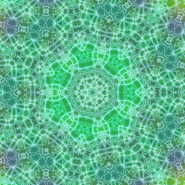 Tasarım için kusursuz bir kaleydoskop. Esrarengiz mistik enerji iyileştirici sahasrara mandala.