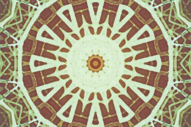 Tasarım için kusursuz bir kaleydoskop. Esrarengiz mistik enerji iyileştirici sahasrara mandala.
