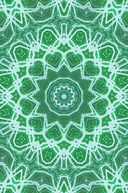 Tasarım için kusursuz bir kaleydoskop. Esrarengiz mistik enerji iyileştirici sahasrara mandala.