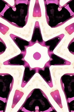 Tasarım için kusursuz bir kaleydoskop. Esrarengiz mistik enerji iyileştirici sahasrara mandala.