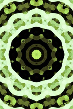 Tasarım için kusursuz bir kaleydoskop. Esrarengiz mistik enerji iyileştirici sahasrara mandala.