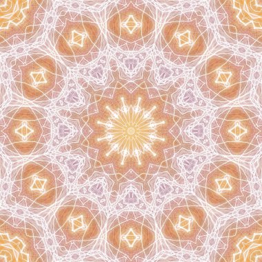 Tasarım için kusursuz bir kaleydoskop. Esrarengiz mistik enerji iyileştirici sahasrara mandala.