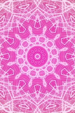Tasarım için kusursuz bir kaleydoskop. Esrarengiz mistik enerji iyileştirici sahasrara mandala.