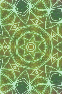 Tasarım için kusursuz bir kaleydoskop. Esrarengiz mistik enerji iyileştirici sahasrara mandala.