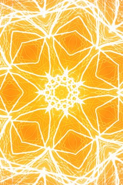 Tasarım için kusursuz bir kaleydoskop. Esrarengiz mistik enerji iyileştirici sahasrara mandala.