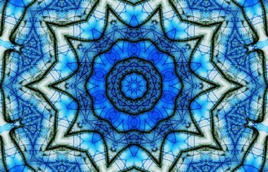 Tasarım için kusursuz bir kaleydoskop. Esrarengiz mistik enerji iyileştirici sahasrara mandala.