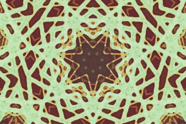 Tasarım için kusursuz bir kaleydoskop. Esrarengiz mistik enerji iyileştirici sahasrara mandala.