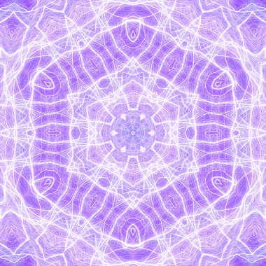 Tasarım için kusursuz bir kaleydoskop. Esrarengiz mistik enerji iyileştirici sahasrara mandala.