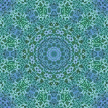 Tasarım için kusursuz bir kaleydoskop. Esrarengiz mistik enerji iyileştirici sahasrara mandala.