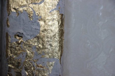 altın boya, duvar dokusu arka plan 