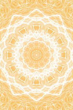Tasarım için kusursuz bir kaleydoskop. Esrarengiz mistik enerji iyileştirici sahasrara mandala.