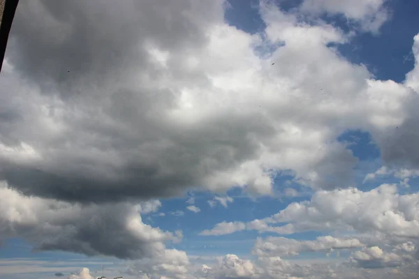 Gyönyörű Felhős Kilátás Égre — Stock Fotó