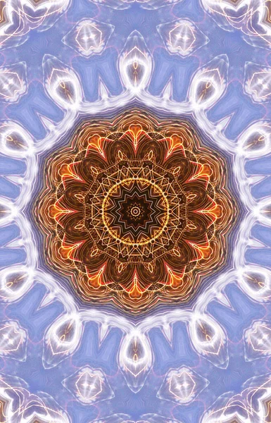 Mandala Abstracta Vista Fondo — Foto de Stock
