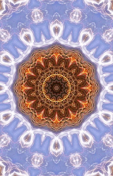 Mandala Abstrato Vista Fundo — Fotografia de Stock