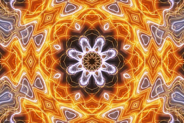 Mandala Vue Fond Abstraite — Photo