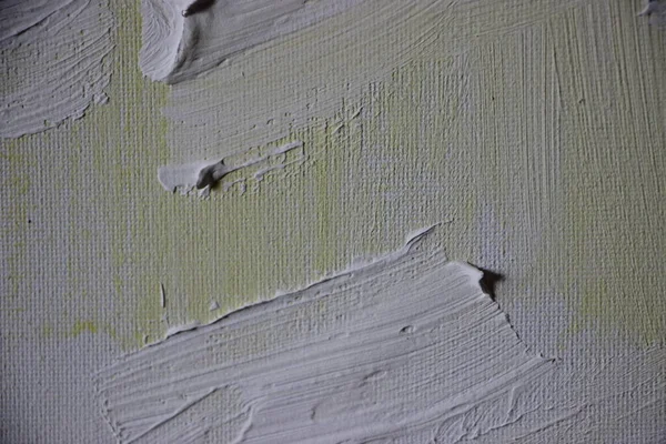 Üzerine boya sıçramış tuval. Yakından bak. 