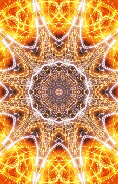 Mandala抽象背景视图 — 图库照片