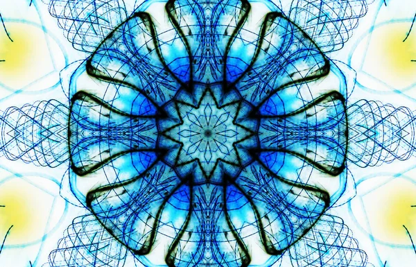 Mandala Abstrato Vista Fundo — Fotografia de Stock