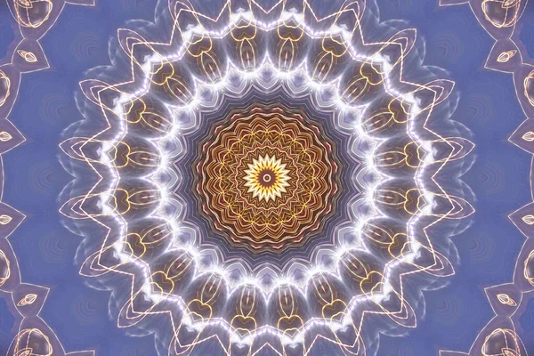 Mandala Abstracte Achtergrond Uitzicht — Stockfoto