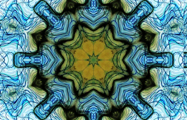 Mandala Vue Fond Abstraite — Photo