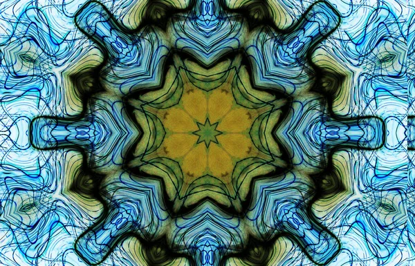 Mandala Abstracta Vista Fondo — Foto de Stock