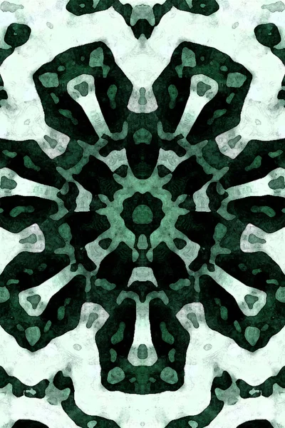 Kusursuz kaleydoskop, mandala soyut arkaplan görünümü