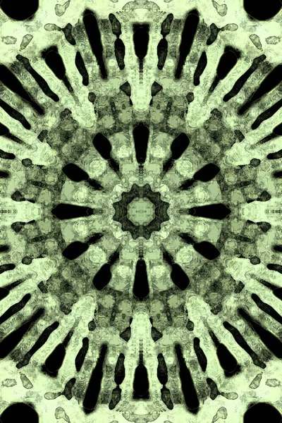 Kusursuz kaleydoskop, mandala soyut arkaplan görünümü