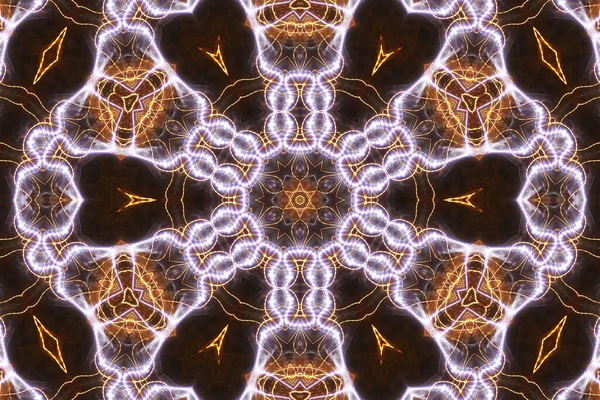 Kusursuz kaleydoskop, mandala soyut arkaplan görünümü