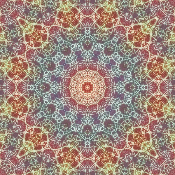 Kusursuz kaleydoskop, mandala soyut arkaplan görünümü