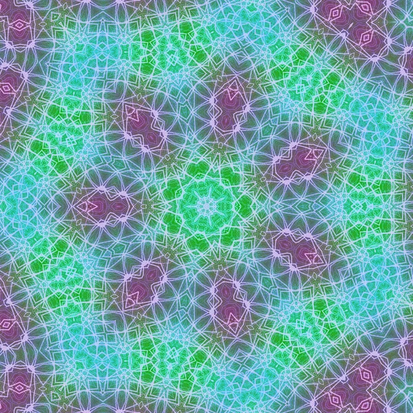 Kusursuz kaleydoskop, mandala soyut arkaplan görünümü