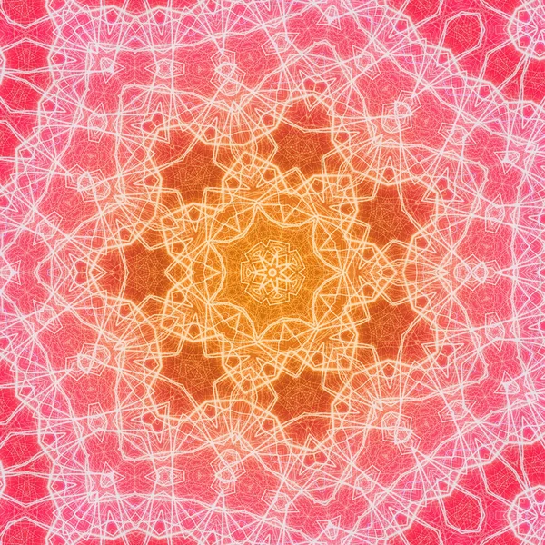 Kusursuz kaleydoskop, mandala soyut arkaplan görünümü