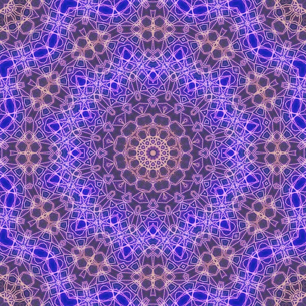 Kusursuz kaleydoskop, mandala soyut arkaplan görünümü