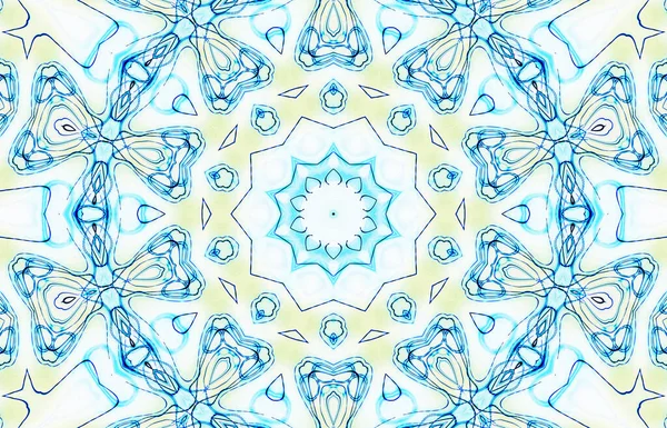 Kusursuz kaleydoskop, mandala soyut arkaplan görünümü