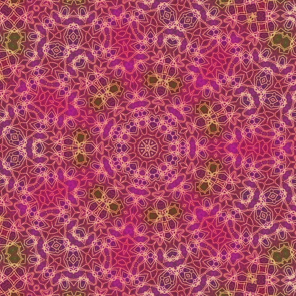 Kusursuz kaleydoskop, mandala soyut arkaplan görünümü