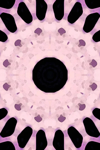 Kusursuz kaleydoskop, mandala soyut arkaplan görünümü