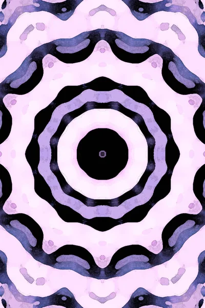 Kusursuz kaleydoskop, mandala soyut arkaplan görünümü