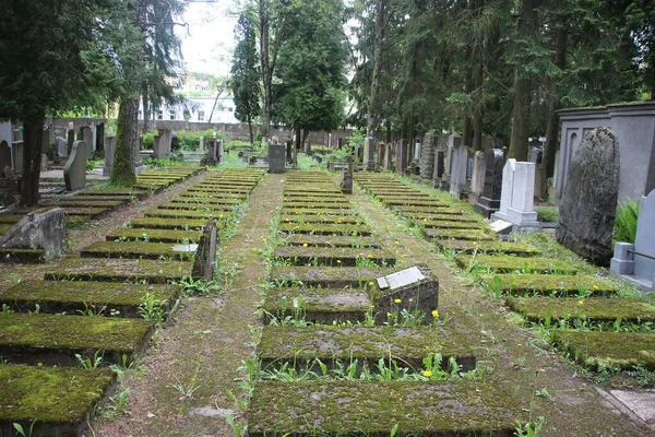 Antigua Vista Del Cementerio Concepto Vida Muerte —  Fotos de Stock
