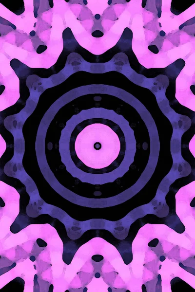 Kusursuz kaleydoskop, mandala soyut arkaplan görünümü