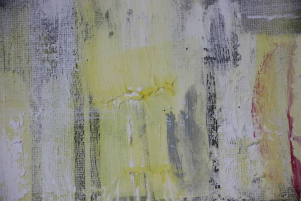 Üzerine boya sıçramış tuval. Yakından bak. 